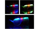 relaxdays Scherzartikel LED Partybrille sortiert 1 Stück, 5.5 x 15 cm