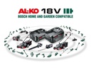 AL-KO Akku und Ladegerät BOSCH HOME AND GARDEN Set, 18 V, 2.5 Ah