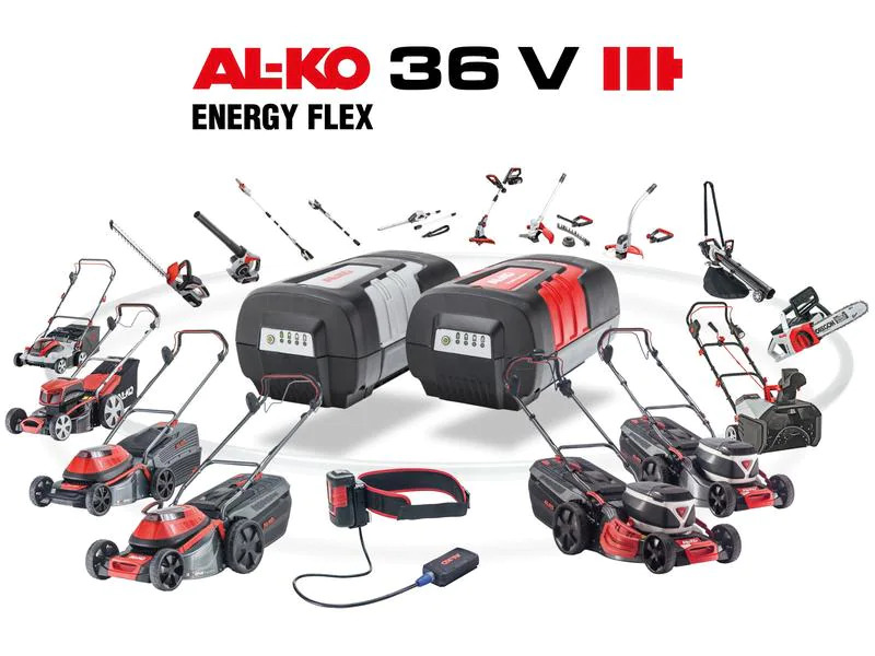 AL-KO Akku und Ladegerät ENERGY FLEX 36 V, B 150 Li, 4 Ah