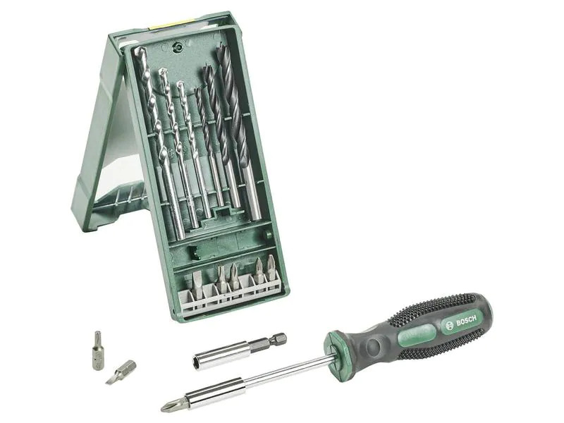 Bosch Bohr- und Bitset Mini X-Line, 15+1 Stück