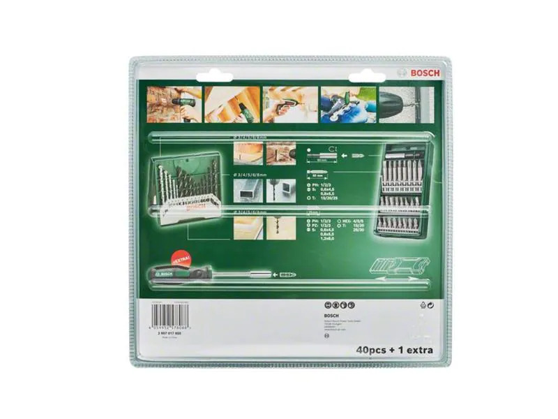 Bosch Bohrer-Set Mini X-Line, 25+15+1 Stück