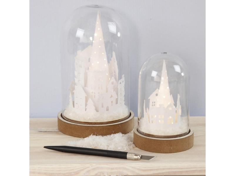 Creativ Company Bastelset 12.5 + 18 cm Glocke Kunststoff