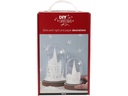 Creativ Company Bastelset 12.5 + 18 cm Glocke Kunststoff