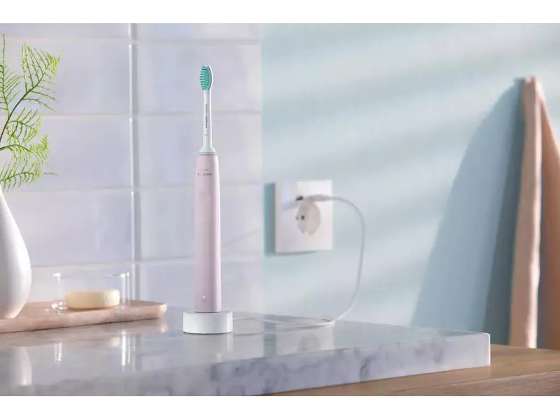 Philips Schallzahnbürste Sonicare Series 2100 HX3651/11 Rosa