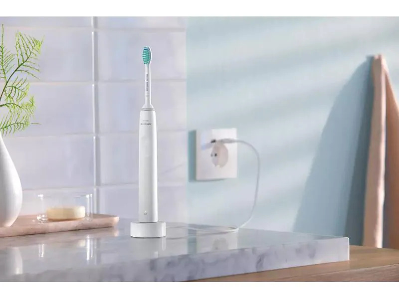 Philips Schallzahnbürste Sonicare Series 2100 HX3651/13 Weiss