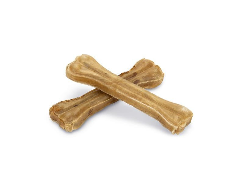 Beeztees Kauknochen Rinderhaut, 16 cm, 2 Stk.