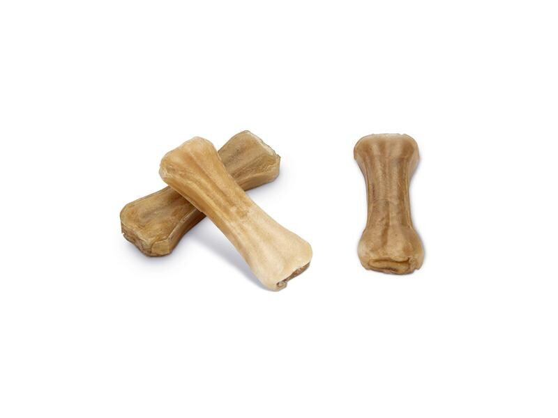 Beeztees Kauknochen Rinderhaut, 7.5 cm, 10 Stk
