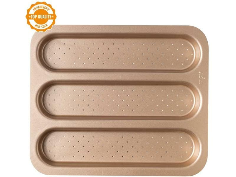Decora Brot-Backform 38 x 32 cm, Rosegold