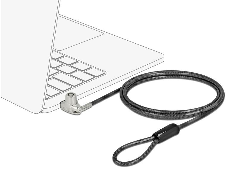 Delock Sicherheitsschloss mit Schlüssel für Nano Slot