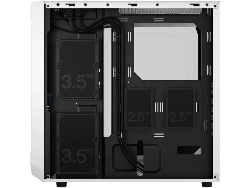 Fractal Design PC-Gehäuse Focus 2 RGB TG Clear Tint Weiss