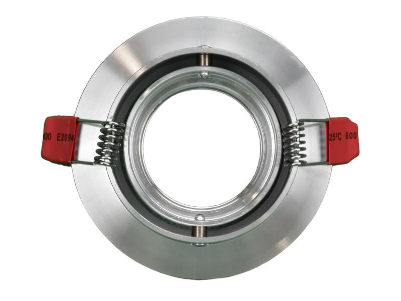 Schönenberger Einbauring Brilliant Ø80 mm, Aluminium gebürstet