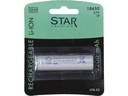 Star Trading Batterie 18650 3.7 V 2200 mAh LI-ION