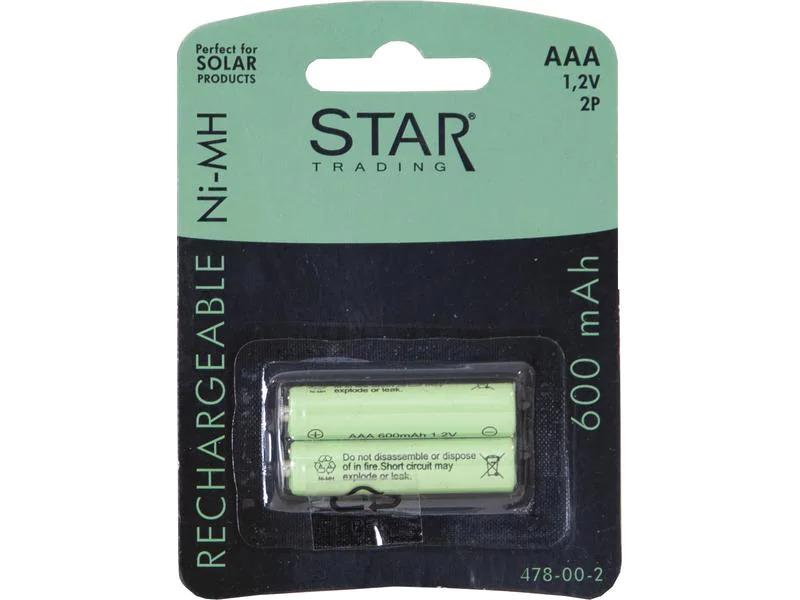 Star Trading Batterie AAA 1.2 V 600 mAh NI-MH