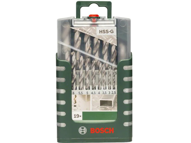 Bosch Metallbohrer-Set HSS-G 19-teilig
