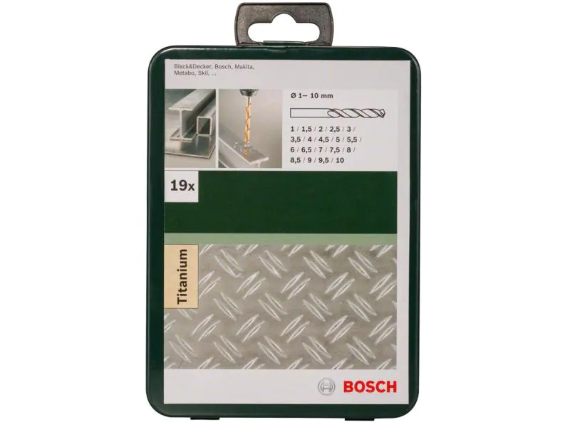 Bosch Metallbohrer-Set HSS-TiN 19-teilig