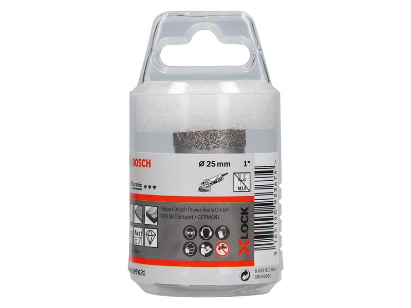 Bosch Professional Diamanttrockenbohrer X-LOCK 25 x 35 mm