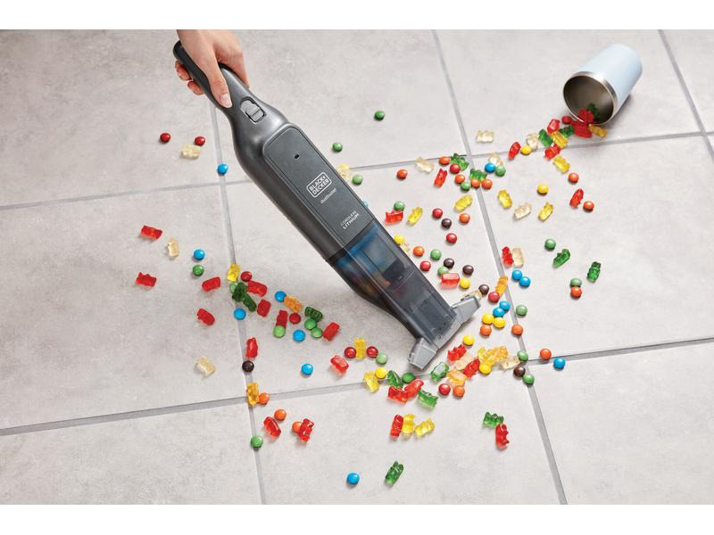 BLACK+DECKER Akku-Handsauger Dustbuster XXL Titanium