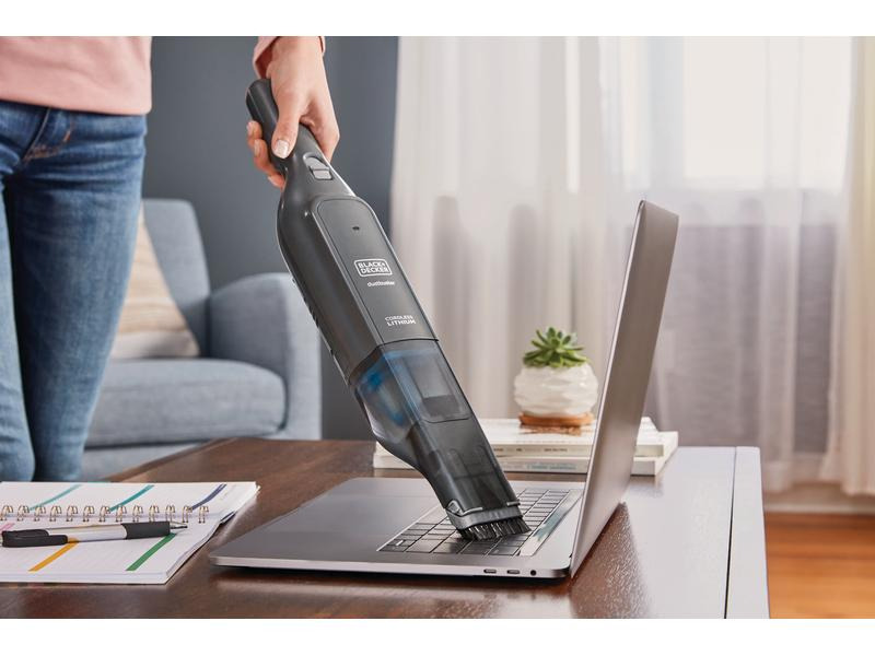 BLACK+DECKER Akku-Handsauger Dustbuster XXL Titanium
