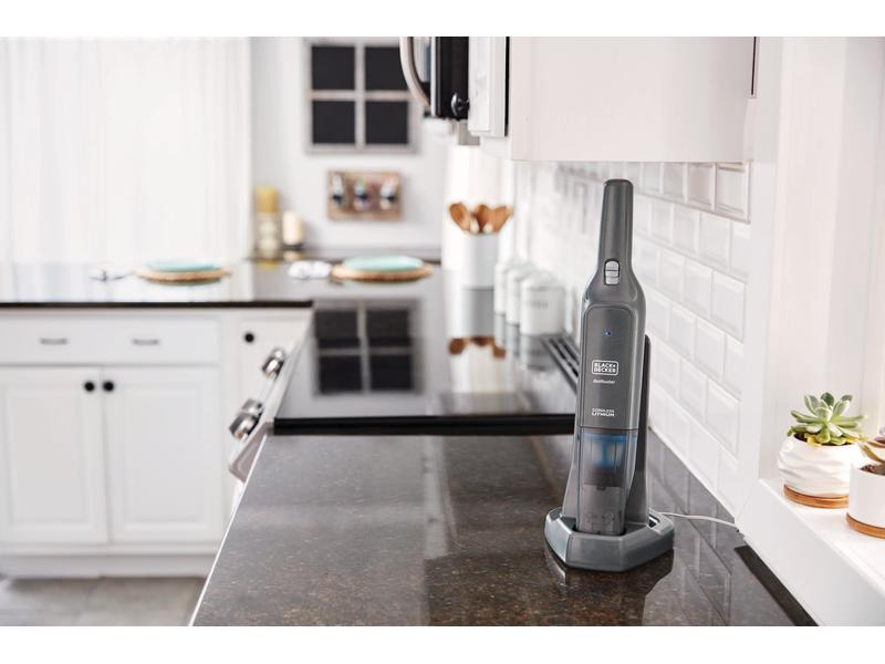 BLACK+DECKER Akku-Handsauger Dustbuster XXL Titanium