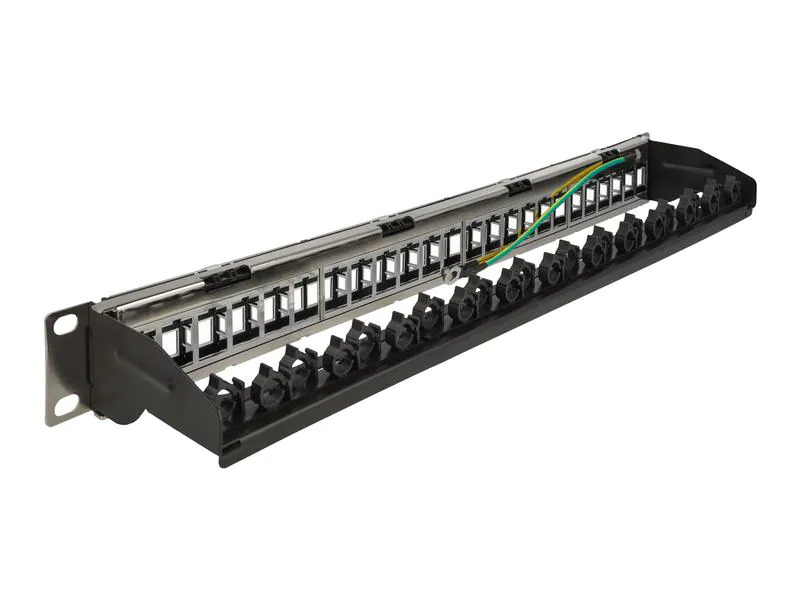 Delock Patchpanel Keystone 24 Port 1 HE 19 Rack
