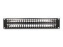 Delock Patchpanel Keystone 48 Port 2 HE 19 Rack