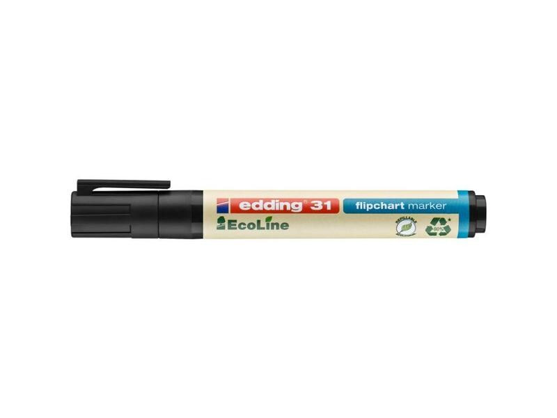 edding Flipchart-Marker 31 EcoLine Schwarz
