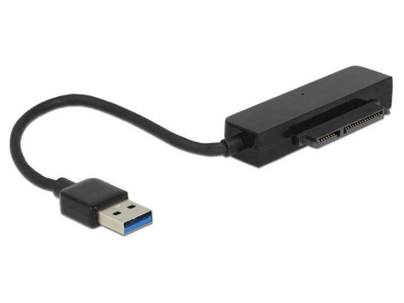 Delock Adapterkabel USB 3.0 Typ-A - SATA 22-Pin mit Schutzhülle