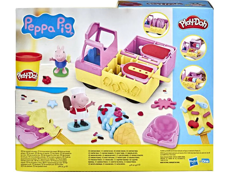 Play-Doh Knetspielzeug Peppa`s Ice Cream Playset