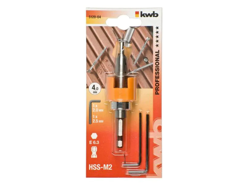 kwb Holzbohrer 5 mm mit Senker