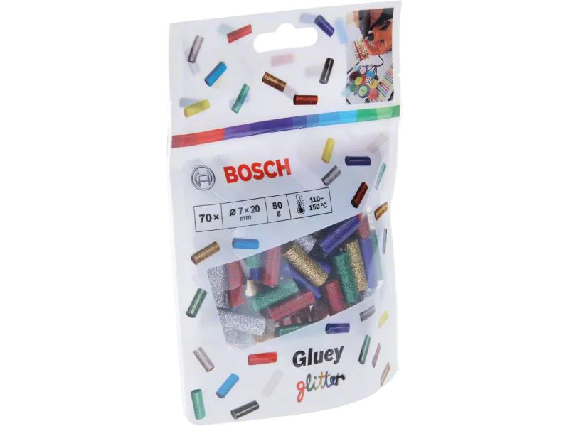 Bosch Klebestick 7 x 20 mm Glitzer-Mix, zu Gluey