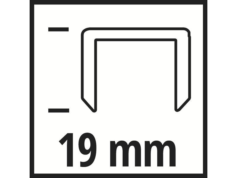 Einhell Tackerklammer 5.7 x19 mm, 3000 Stück