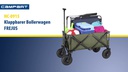 Campart Leiterwagen Faltbarer Trolley