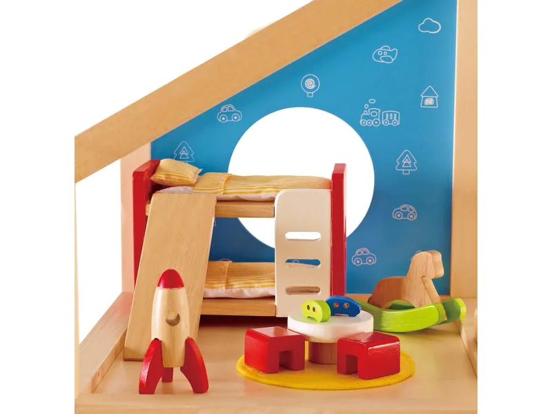 Hape Puppenhausmöbel Kinderzimmer