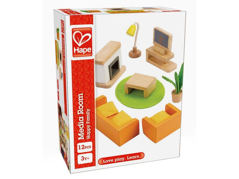 Hape Puppenhausmöbel Wohnzimmer