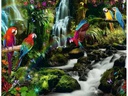 Ravensburger Puzzle Bunte Papageien im Dschungel