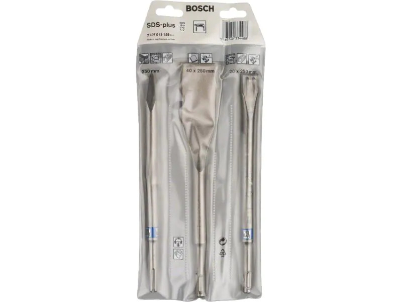 Bosch Professional Meissel-Set SDS Plus 3-teilig