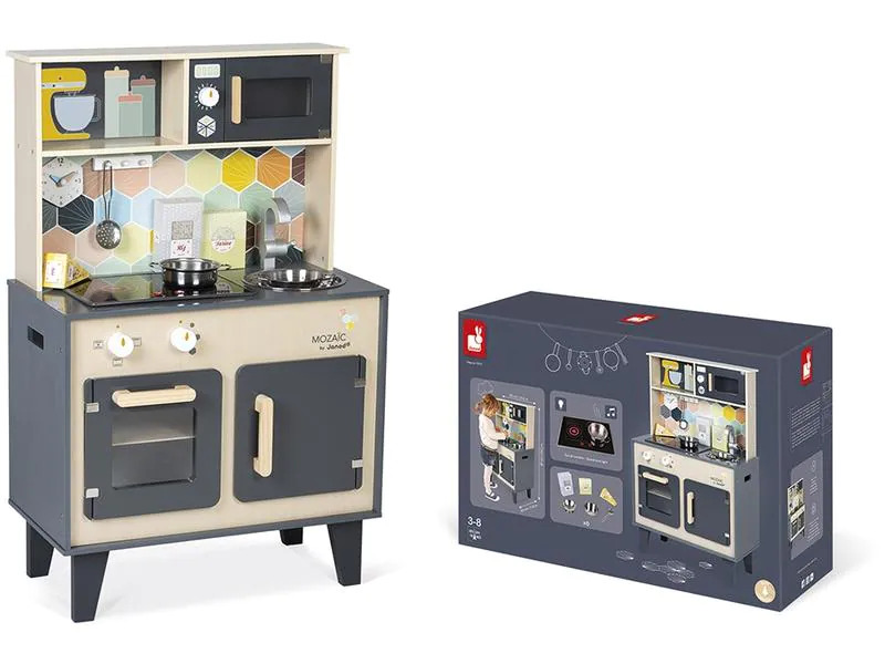Janod Spielküche Mozaïc Big Cooker Holz