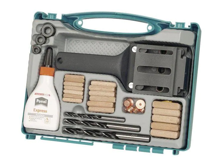 Wolfcraft Universal-Meisterdübler-Set 78-teilig