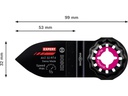 Bosch Professional Schleifplatte Expert Starlock Carbide-Riff grob 32 x 50 mm