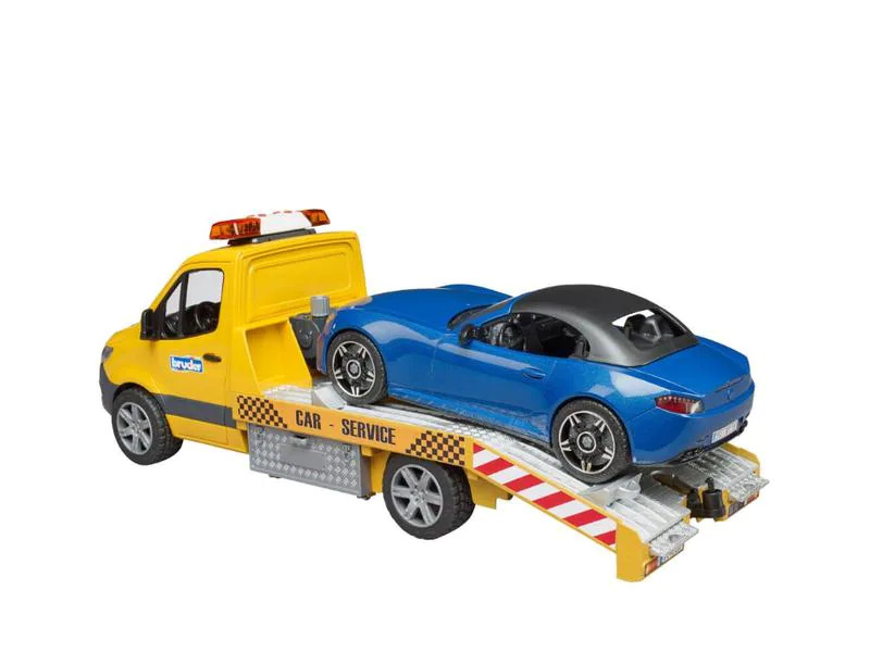 Bruder Spielwaren MB Sprinter Autotransporter L+S, Roadster
