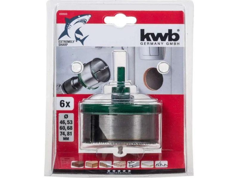 kwb Lochsäge 4681 Tiefe 32 / 6 Kränze