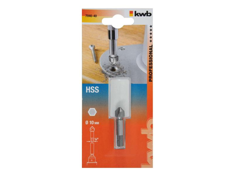 kwb Senker Hss 1/4 10 mm