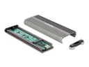Delock Externes Gehäuse M.2 NVME zu USB USB3.2 Gen2 Typ-C 20Gbps