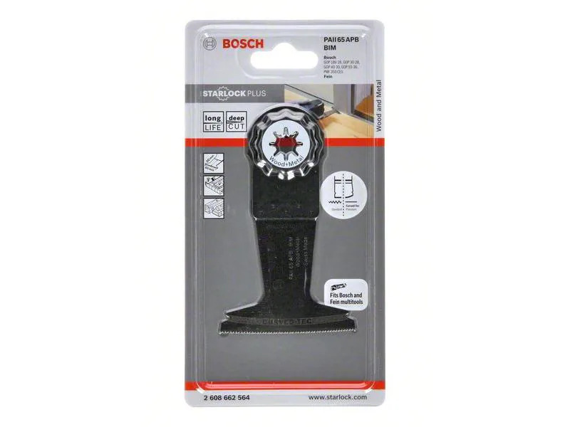 Bosch Professional Tauchsägeblatt Starlock BIM Holz &amp; Metall 65 x 50 mm