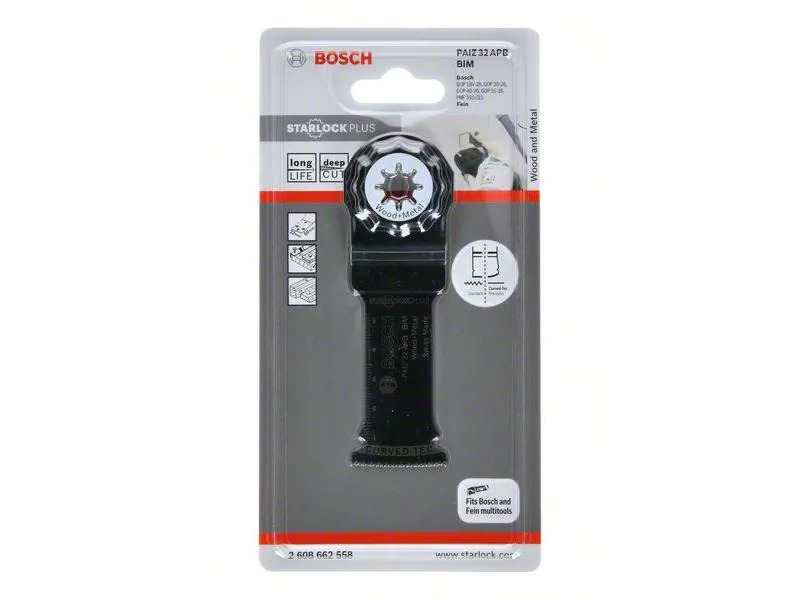 Bosch Professional Tauchsägeblatt Starlock Holz &amp; Metall 60 x 32 mm