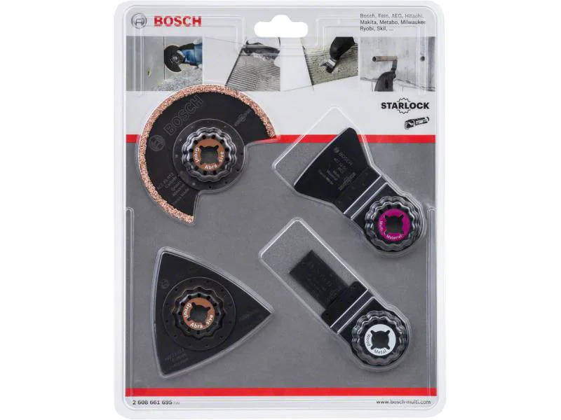 Bosch Professional Zubehörset Fliesen, 4 Teile