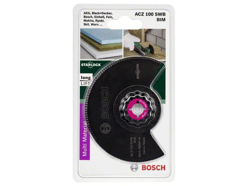 Bosch Segmentwellenschliffmesser Starlock BIM ACZ 100 SWB, 100 mm