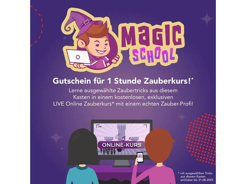 Kosmos Zauberkasten Die Zauberschule Magic – Silber Edition