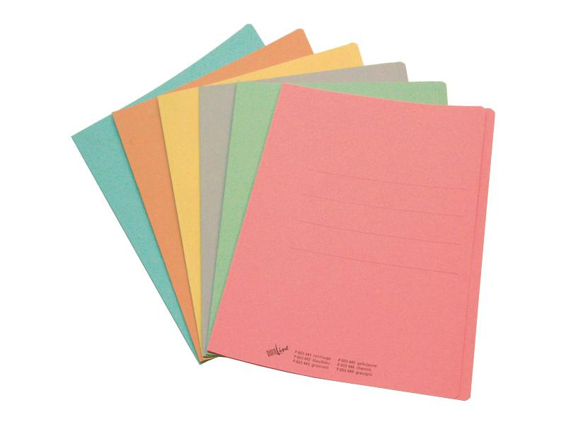 Büroline Einlagemappe Recycling A4 Rosa, 100 Stück