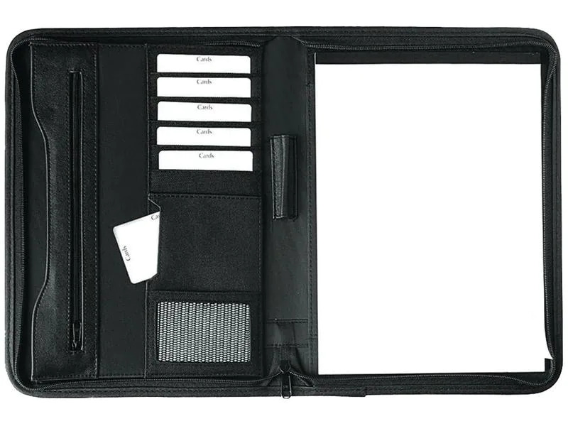 Büromaterial Konferenzmappe  A4 Schwarz